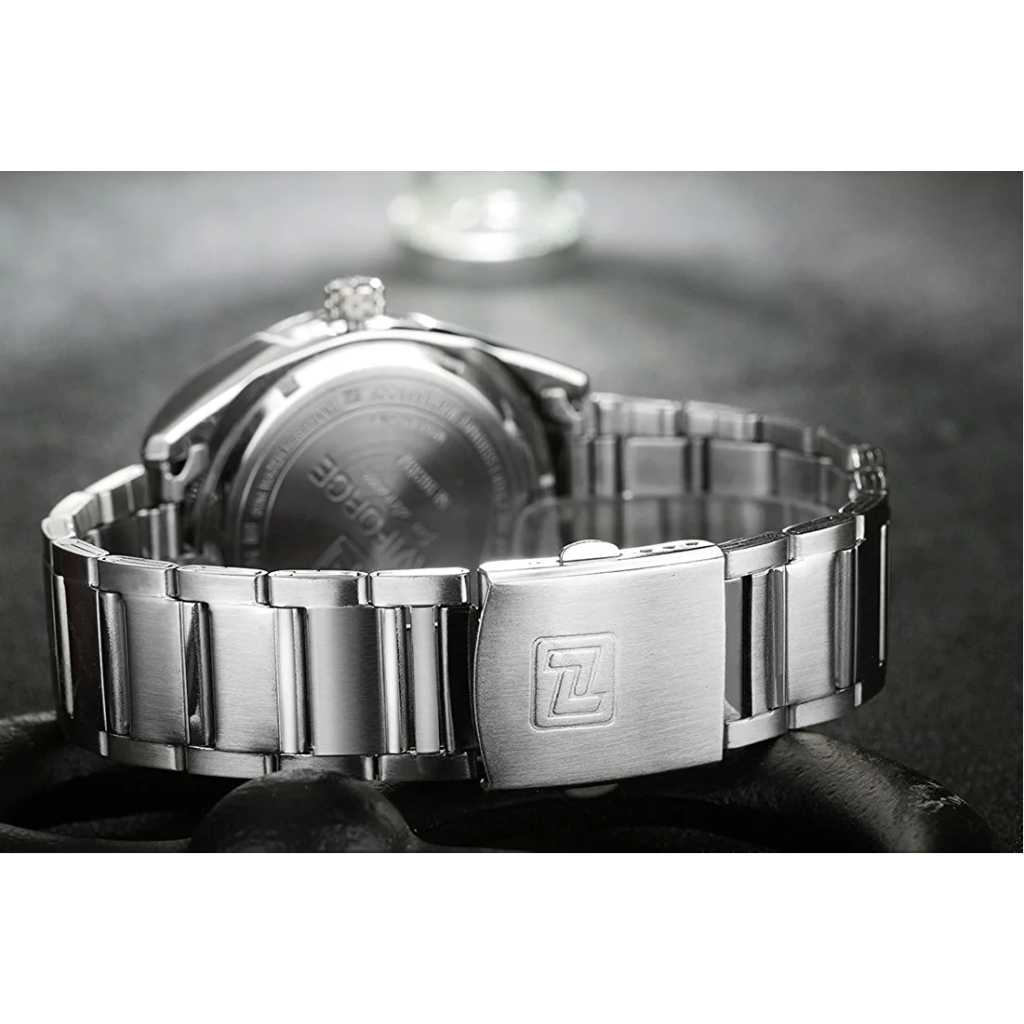 NAVIFORCE Men’s Sports Watches Waterproof Military Quartz Leather Strap Date Wrist Watch – Silver Men's Watches TilyExpress 3