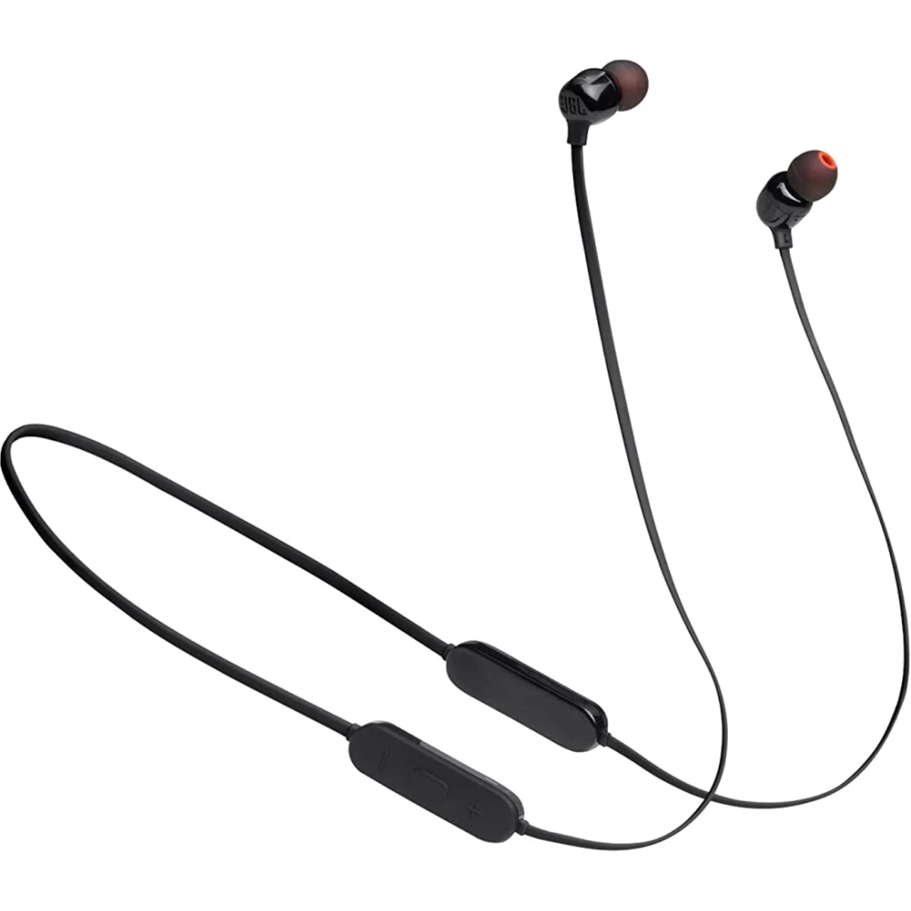 JBL Tune 125BT by Wireless Neckband Bluetooth in Ear Headphone with Mic (Black) - TilyExpress Uganda