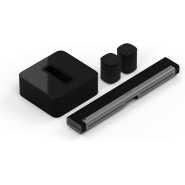 Sonos 5.1 Surround Set - Home Theater Surround Sound System with Playbar, Sub, One SL and One - Black
