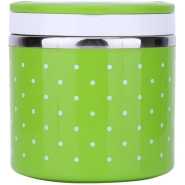 1 Layer Steel Food Insulated Lunch Box Container Tiffin- Multi-colours.