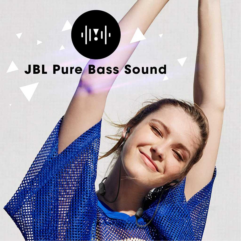 JBL Tune 125BT by Harman Wireless Neckband Bluetooth in Ear Headphone with Mic (Black)