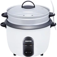 Geepas GRC35011 1.5L Automatic Rice Cooker 500W - Steam Vent Lid & Simple One Touch Operation |Make Rice, Steam Healthy Food & Vegetables | 2 Year Warranty