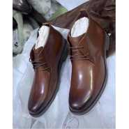 Men's Clarks Lace up Boots-Black&Brown