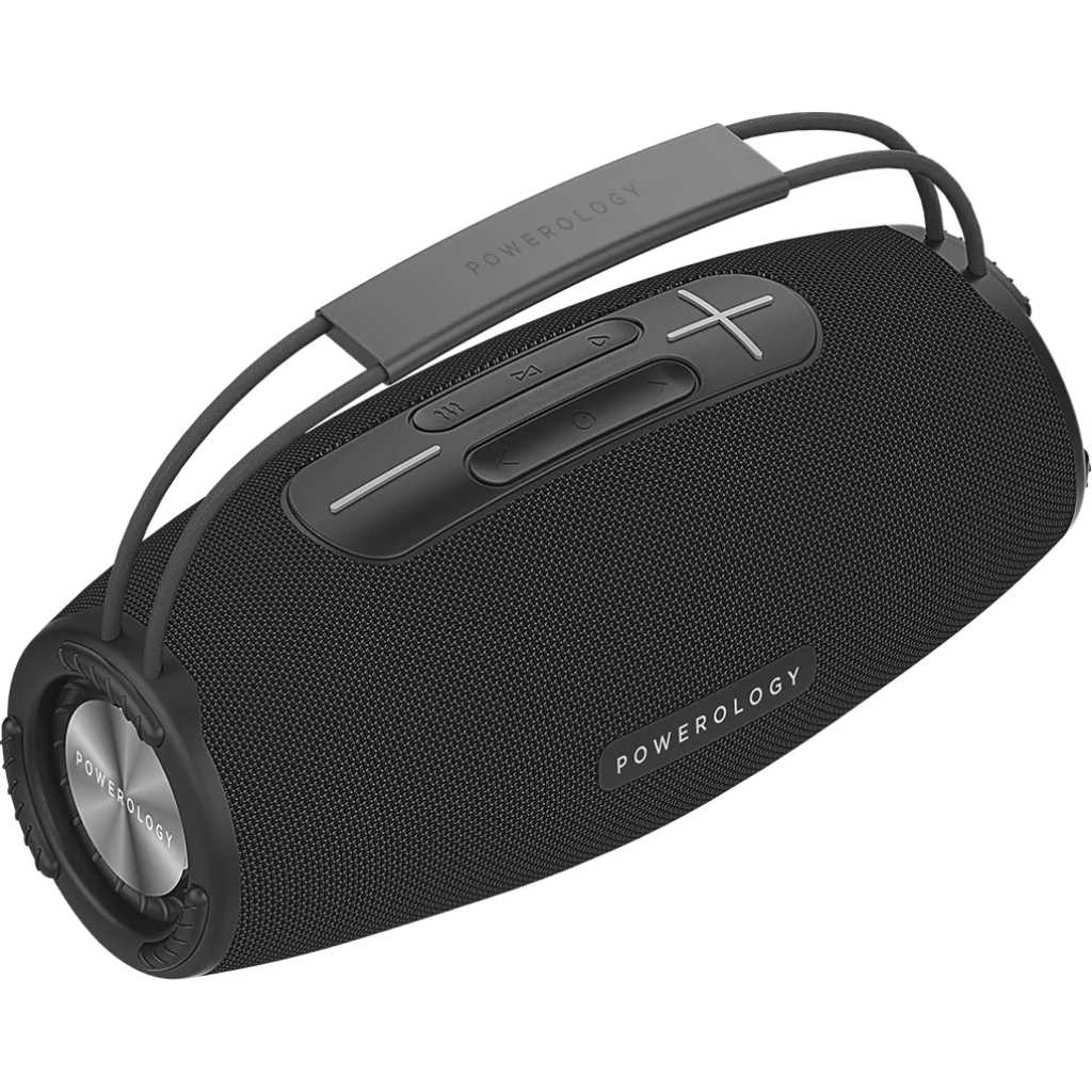 Powerology Phantom Boombox Portable Bluetooth Speaker - Black