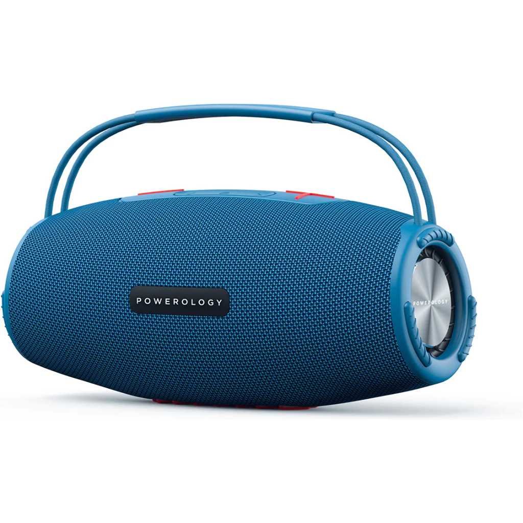 Powerology Phantom Boombox Portable Bluetooth Speaker - Blue