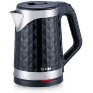 Saachi Stainless Steel Electric Kettle 2L NL-KT-7747- Silver & Black