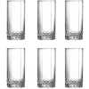 Tango 6 Piece Of Water/Juice Glasses/Tumblers-Colorless