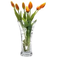 Glass Flower Vase, Colourless
