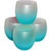 Luminarc 4 Pieces Of Short Frost Juice/Water Glasses - Ice Blue