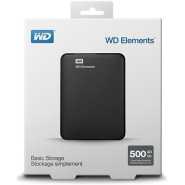 Western Digital External Hard Disk 3.0, 500GB - Black