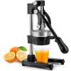 Commercial Manual Citrus Juicer Lemons, Pomegranates Orange Juice Squeezer Press- Black.