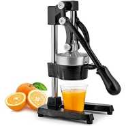 Commercial Manual Citrus Juicer Lemons, Pomegranates Orange Juice Squeezer Press- Black.