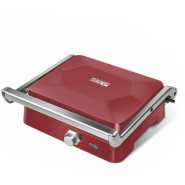 Dsp Sandwich Maker Panini Presser Contact Grill Machine- Red