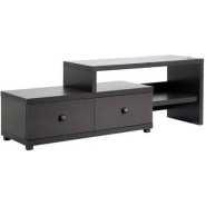 Two Layer TV Stand - Black