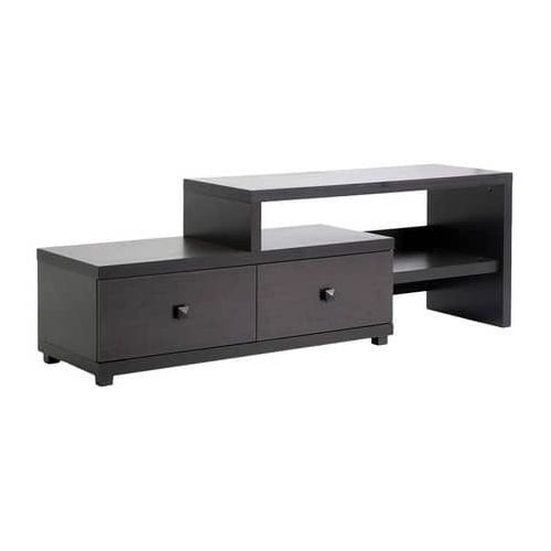 Two Layer TV Stand - Black