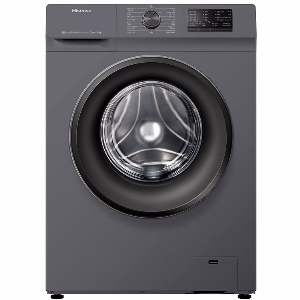 Hisense 6Kg Front Loading Washing Machine 1000 RPM Free Standing Model WFVC6010T - Grey