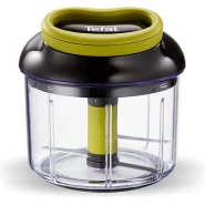 Tefal Manual Food Chopper and Mixer with Stainless Steel Blades for Vegetables, Onions, Herbs and Nuts, 5 Second Chopper, Green – Dark Citronnelle, 900 ml K1320404 Black Friday TilyExpress 2