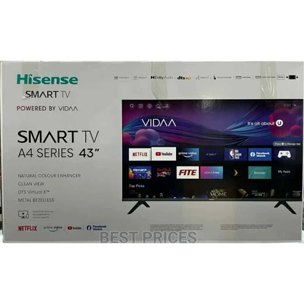 Hisense - 43 Class A4 Series LED Full HD Smart Android TV