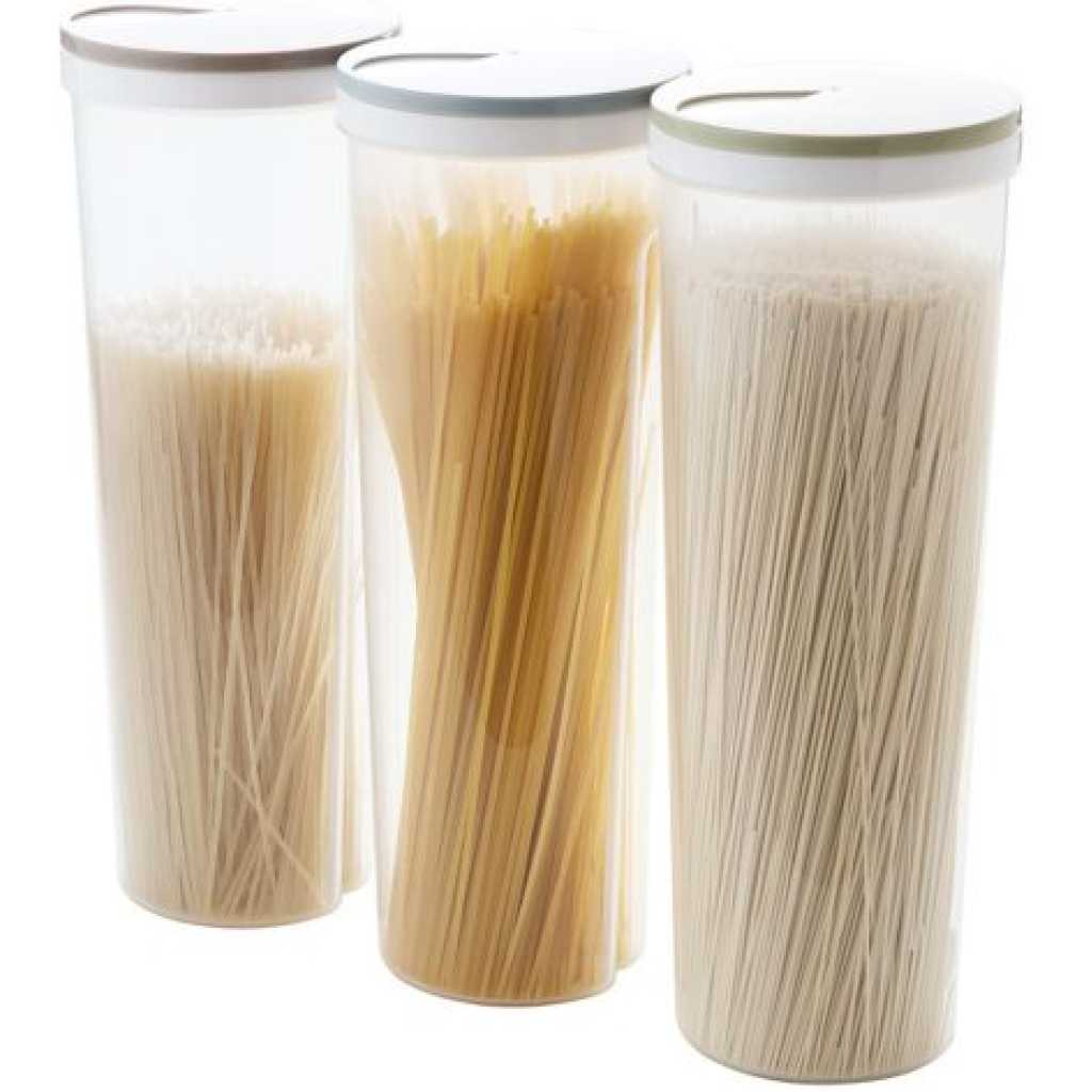 Spaghetti Storage Container,Cereal Food Box,Colourless