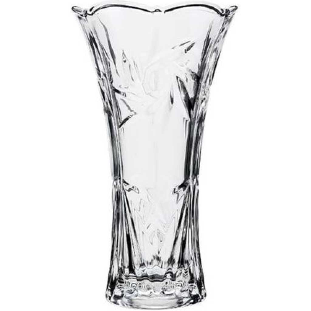 Glass Flower Vase, Colourless