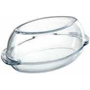 Pyrex Glass Oval Casserole Oven Dish with Lid, 4L , Colourless Bakeware Sets TilyExpress