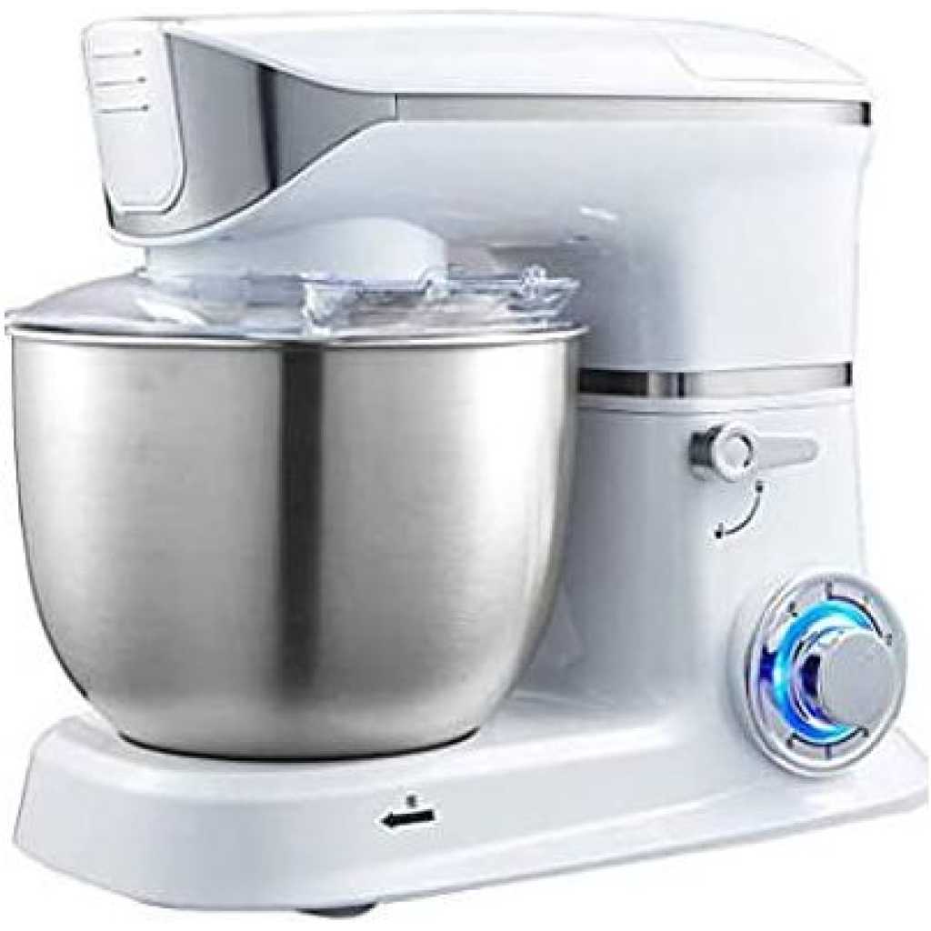 Hoffmans 6L 3In1Blender Dough Hand Stand Mixer Food Processor- White .