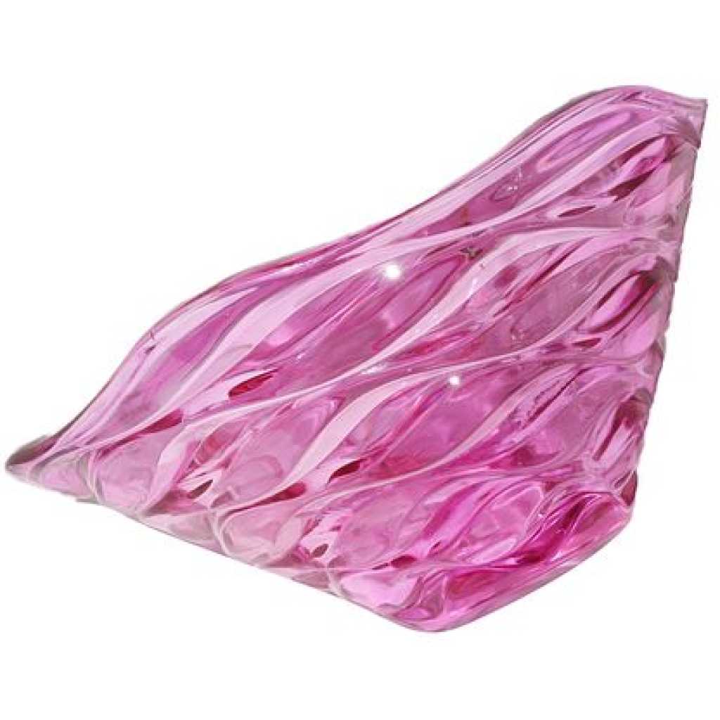 Wavy Salad/Fruit Bowl - Pink