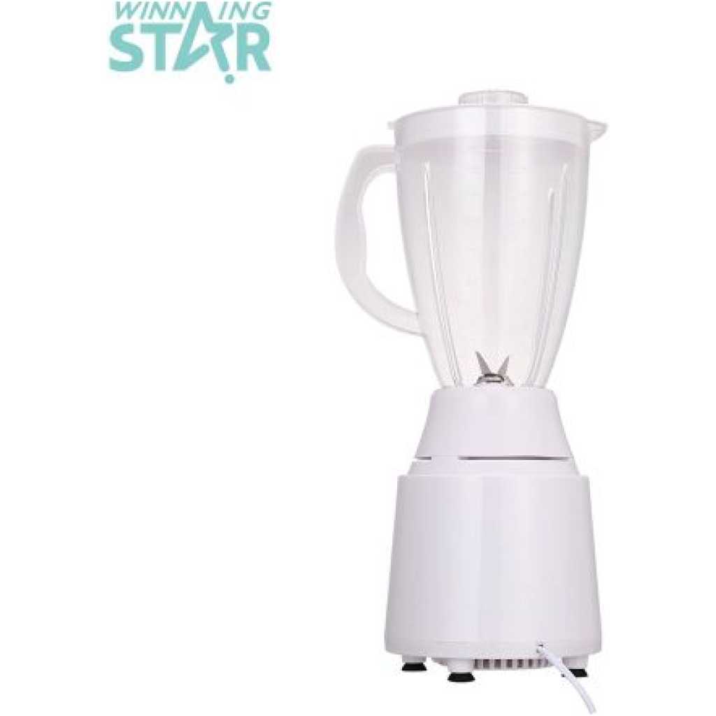 Winningstar 2 In1 Press Control Switch Fruit Juicer Smoothie Chopper Blender Mincer- Clear.