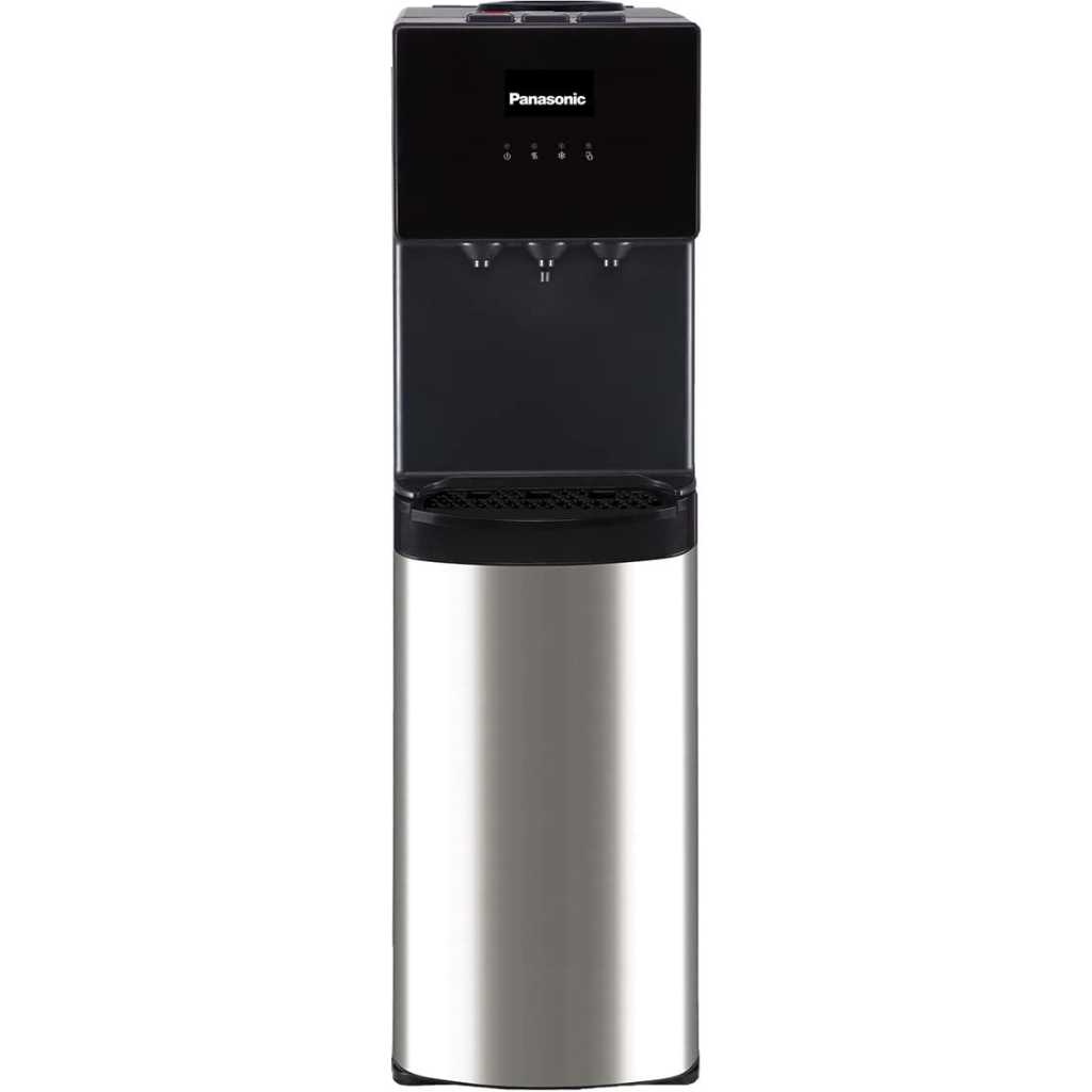 Panasonic Bottom Cabinet SDMWD3238 Water Dispenser – Silver, Black Hot & Cold Water Dispensers TilyExpress