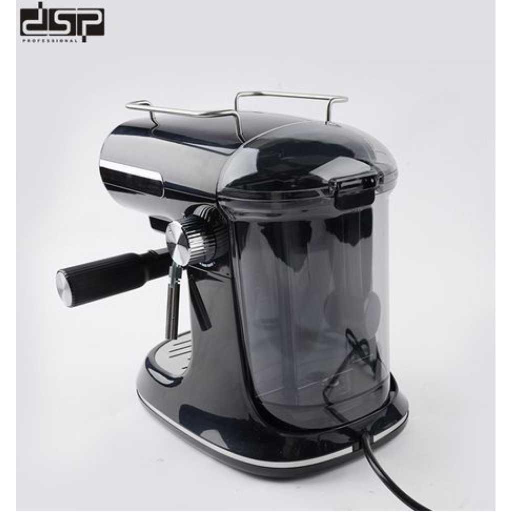 Dsp 15 Bar Electric Espresso Coffee Maker Machine- Black