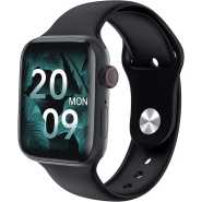 HW22 Pro- Smart Watch Series 6, Bluetooth Call Waterproof with Silicone Band and Full Touch Screen, 44MM, Black.