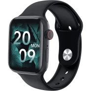 HW22 Pro- Smart Watch Series 6, Bluetooth Call Waterproof with Silicone Band and Full Touch Screen, 44MM, Black.