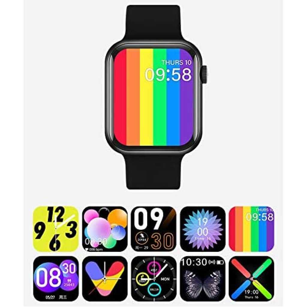 Advanced Smart Watch 1.75in Full Screen - Black