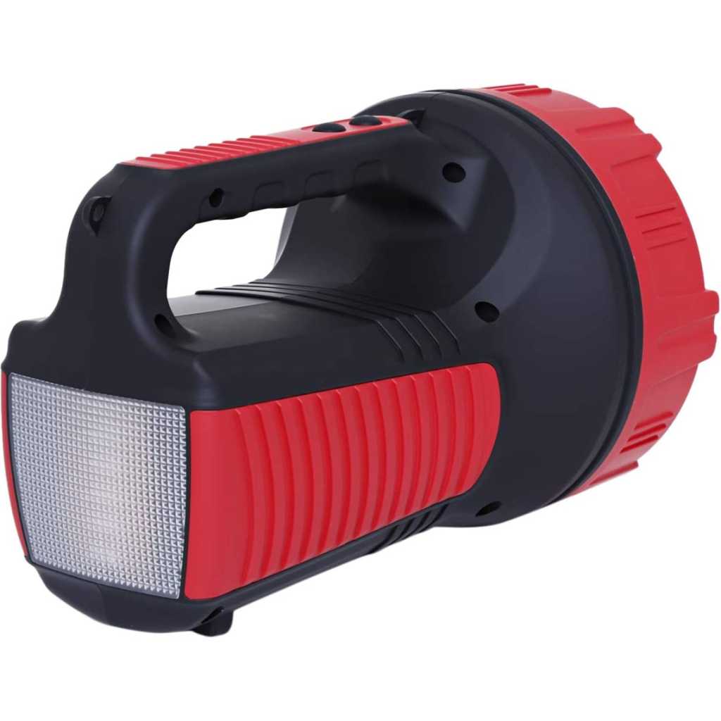 Geepas GSL5572 Rechargeable LED Emergency Searchlight with 2 USB Input - Red