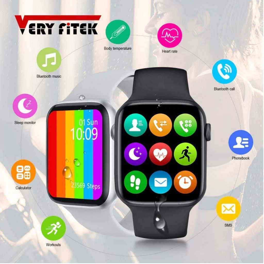 Advanced Smart Watch 1.75in Full Screen - Black