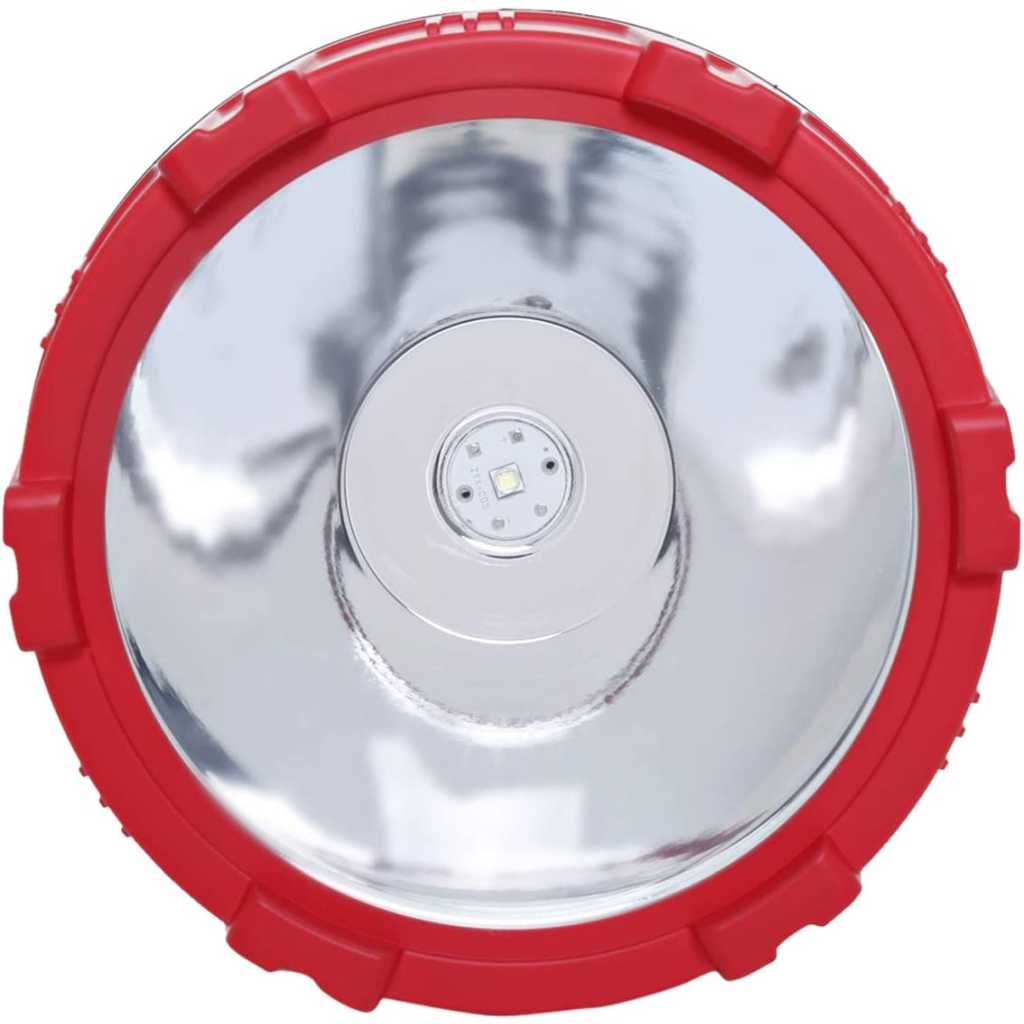 Geepas GSL5572 Rechargeable LED Emergency Searchlight with 2 USB Input - Red