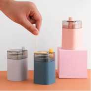 Pop-Up Automatic Toothpicks Holder Dispenser For Kitchen Restaurant Container Pocket Novelty- Green.