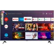 Geepas 50" Android Smart UHD 4K LED TV – Slim Led, 3.5mm, 2 HDMI & 2 Hi-High USB Ports | Wi-Fi, Android 8.0 With E-Share & Mirror Cast | Comes Application Like YouTube, Netflix, Amazon Prime | 1 Year Warranty