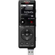 Sony ICD-UX570 Digital Voice Recorder, ICDUX570, Built-in Battery, 4GB Storage, Expandable Memory - Black