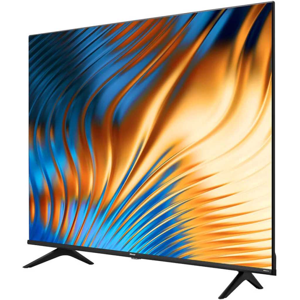 Hisense 50 Inch TV; 4K Ultra HD Frameless Smart VIDAA TV With In-Built WIFI - Black