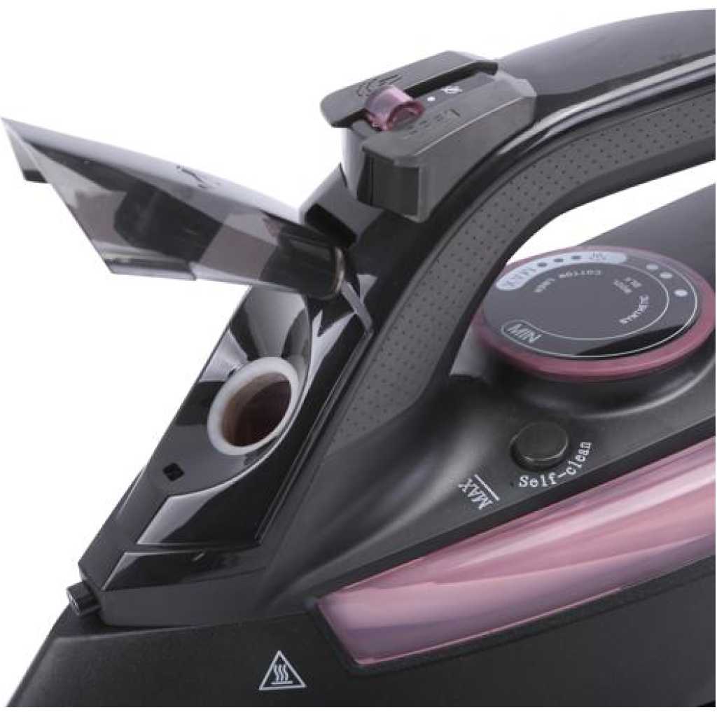 Geepas | GSI7791 Powerful Safe Durable 2400W Ceramic Steam Iron with Temperature Control & Dry & Steam Function