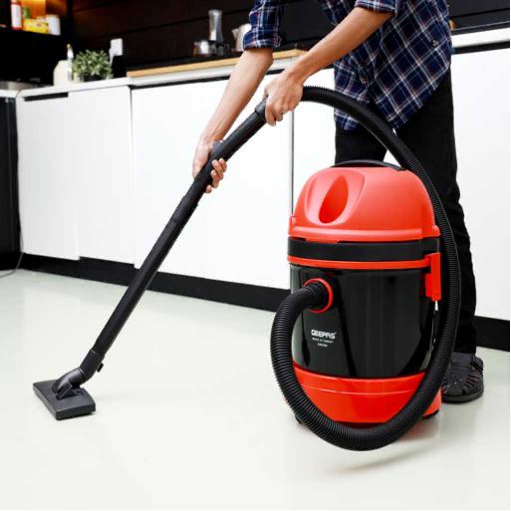 Geepas | GVC19026 2800W Dry & Wet Vacuum Cleaner For Daily Use - 20L Dust Bag Capacity And Powerful Motor