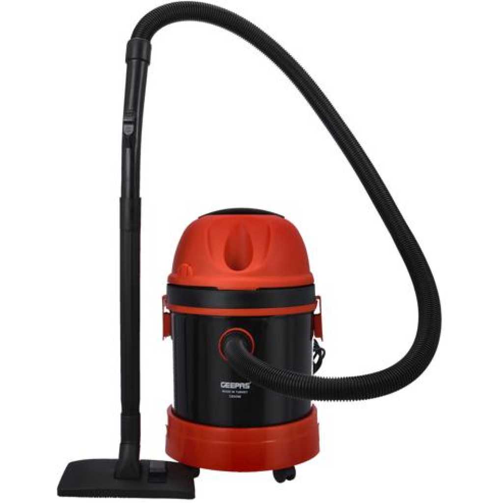 Geepas | GVC19026 2800W Dry & Wet Vacuum Cleaner For Daily Use - 20L Dust Bag Capacity And Powerful Motor