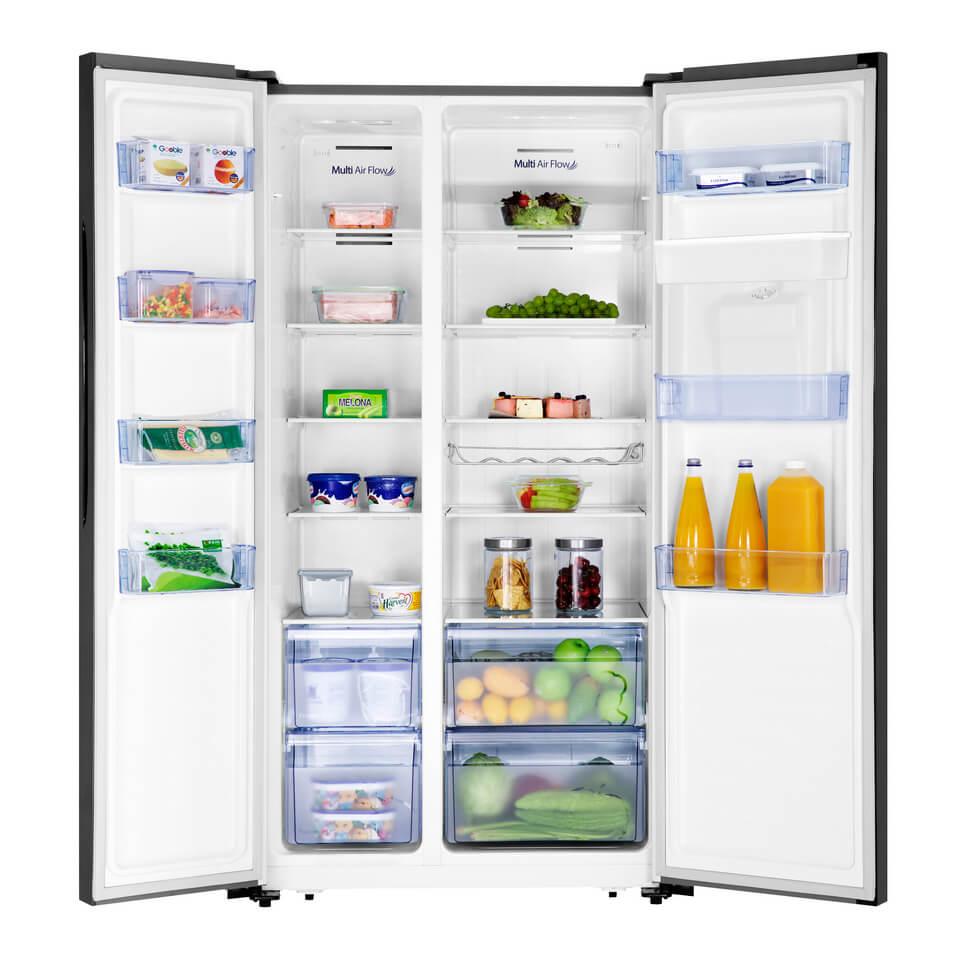 Hisense 670L Side-by-side Refrigerator With Dispenser H670SMIA-WD, Side ...
