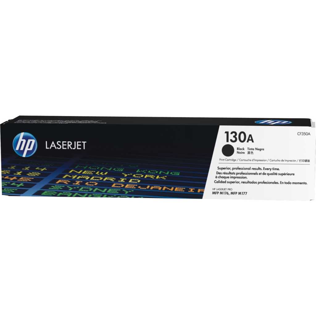 HP 130A Original LaserJet Toner Cartridge (Black) CF350A