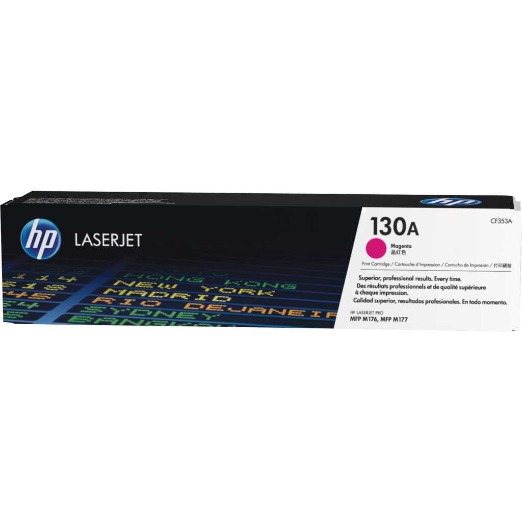 HP 130A Original LaserJet Toner Cartridge (Magenta) CF353A