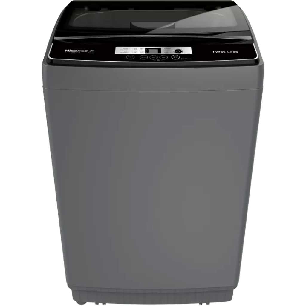 Hisense 17kg Top Loading Fully Automatic Washing Machine Free Standing Model WT3T1723UT - Grey