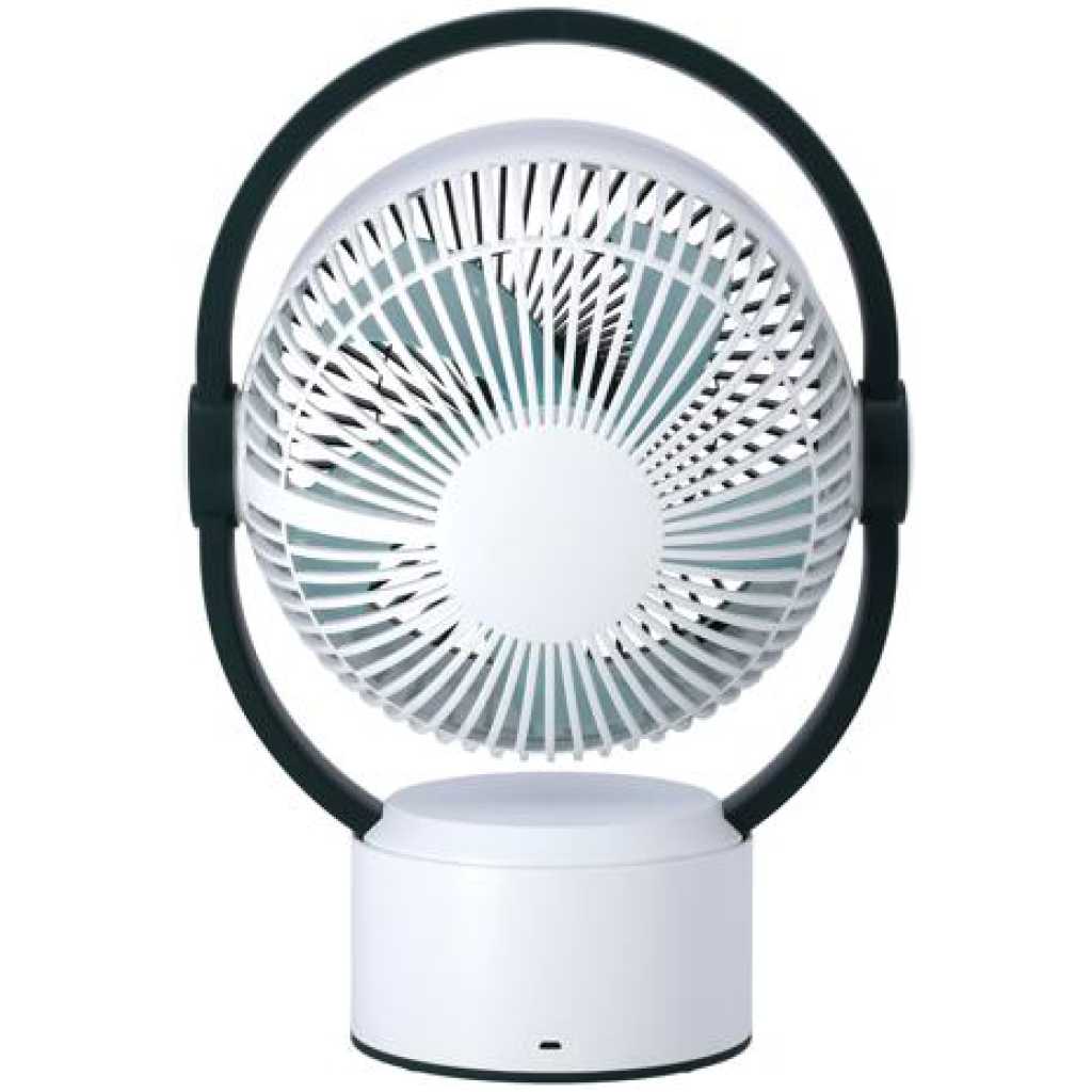 Krypton Rechargeable 9" Rech Table/ Traveller's Fan KNF-6293 - White