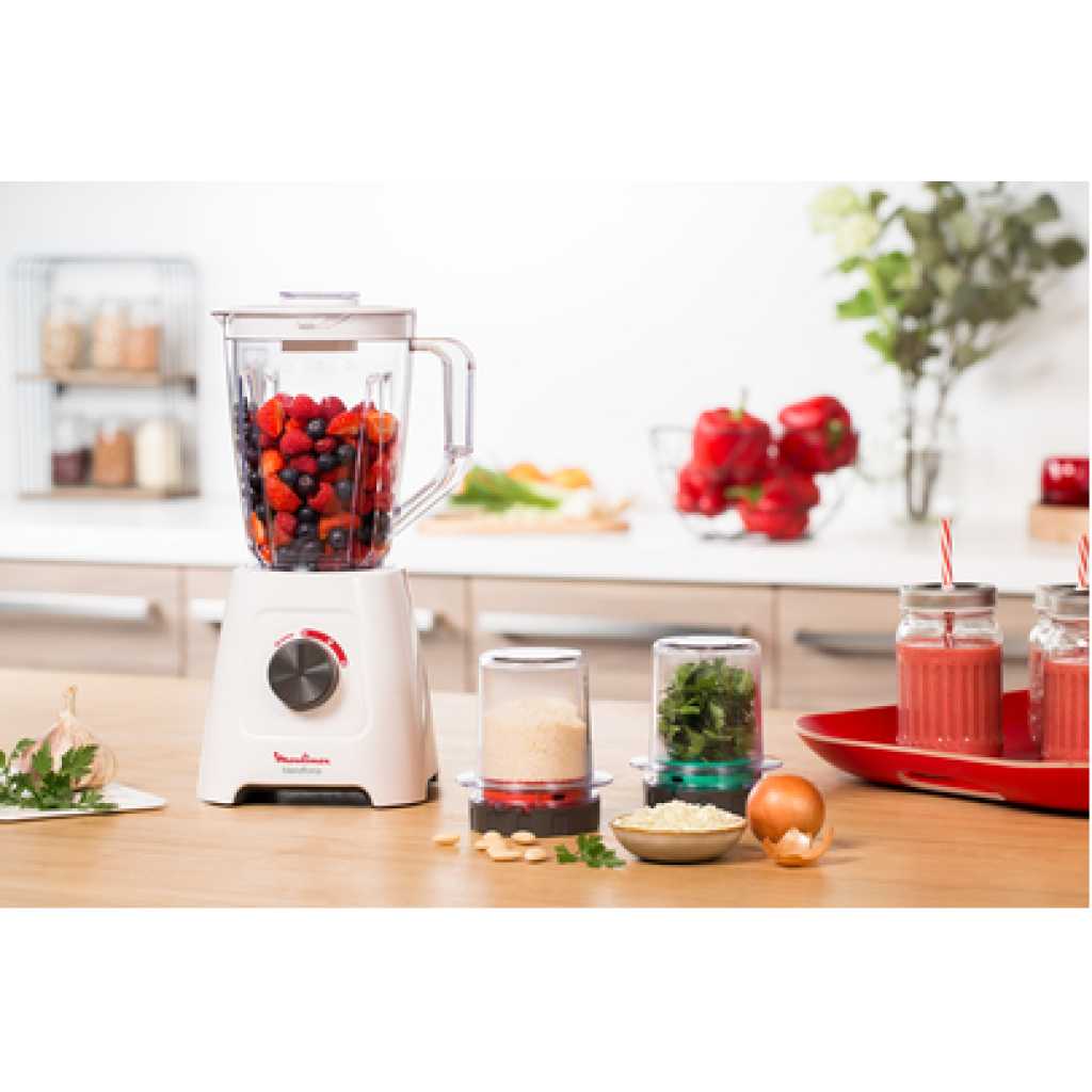 MOULINEX Blendforce 2 Blender Grinder + Chopper, 600 Watts, LM422127