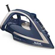 Tefal Smart Protect Plus FV6872M0 Steam Iron, 2800W Durilium Airglide - Dress Blue / Silver Premium